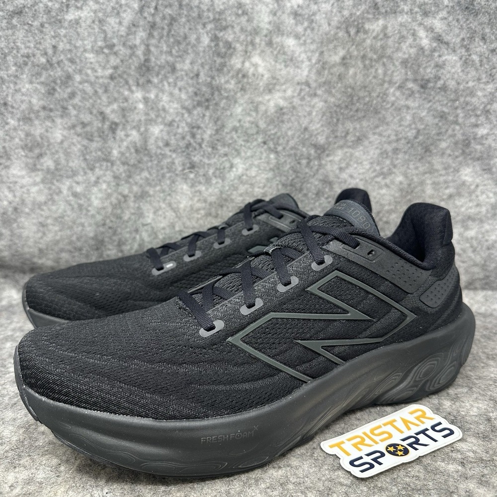 New Balance Fresh Foam 1080 V13 Running Shoes Mens Size 15 Black Grey M1080T13